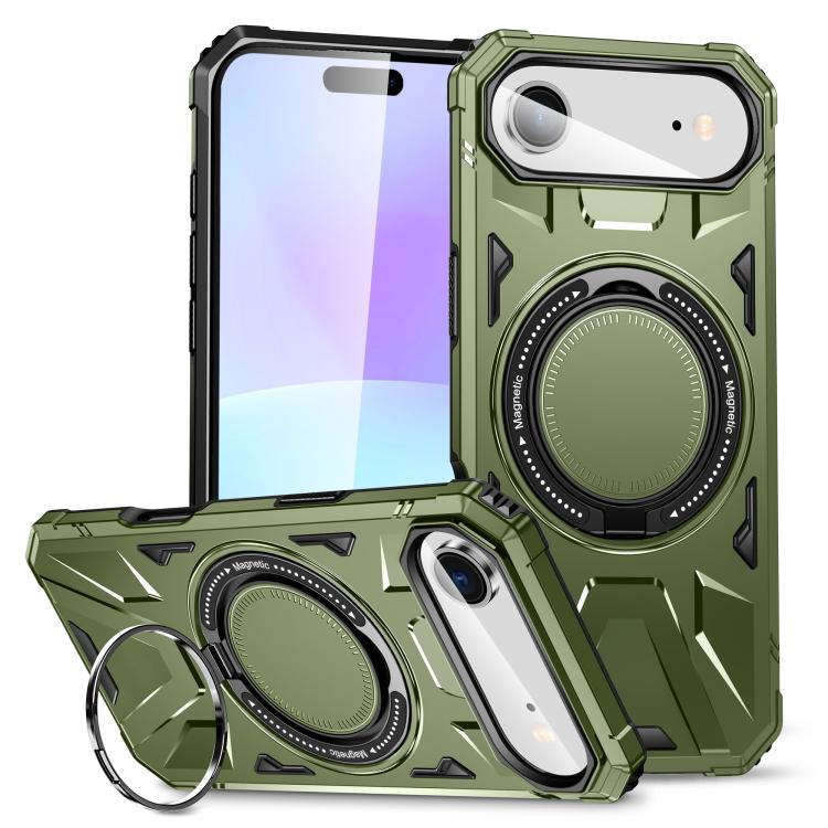 Coque de téléphone antichoc magnétique MagSafe avec anneau de support, Pour iPhone 17 Pro Max, Pour iPhone 17 Pro, Pour iPhone 17, Pour iPhone Air, Pour iPhone 16 Pro Max, Pour iPhone 16 Pro
