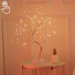 36 LED Arbre Perle Fil de Cuivre Lampe de Table Décoration Créative Veilleuse Tactile (Lumière Blanche Chaude), 36 LED Blanc Chaud, 36 LED Rose, 108 LED Blanc Chaud, 108 LED Rose, 108 LED Blanc, 108 LED Multicolore, 48 LED Blanc Chaud...