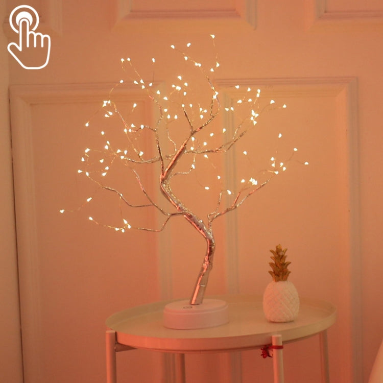36 LED Arbre Perle Fil de Cuivre Lampe de Table Décoration Créative Veilleuse Tactile (Lumière Blanche Chaude), 36 LED Blanc Chaud, 36 LED Rose, 108 LED Blanc Chaud, 108 LED Rose, 108 LED Blanc, 108 LED Multicolore, 48 LED Blanc Chaud...