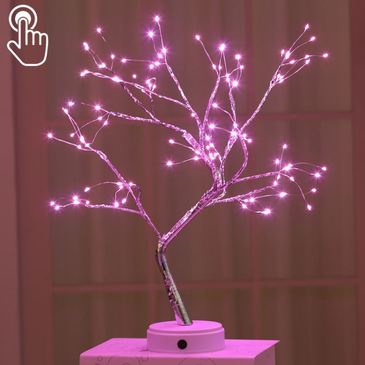 36 LED Arbre Perle Fil de Cuivre Lampe de Table Décoration Créative Veilleuse Tactile (Lumière Blanche Chaude), 36 LED Blanc Chaud, 36 LED Rose, 108 LED Blanc Chaud, 108 LED Rose, 108 LED Blanc, 108 LED Multicolore, 48 LED Blanc Chaud...