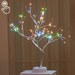 36 LED Arbre Perle Fil de Cuivre Lampe de Table Décoration Créative Veilleuse Tactile (Lumière Blanche Chaude), 36 LED Blanc Chaud, 36 LED Rose, 108 LED Blanc Chaud, 108 LED Rose, 108 LED Blanc, 108 LED Multicolore, 48 LED Blanc Chaud...
