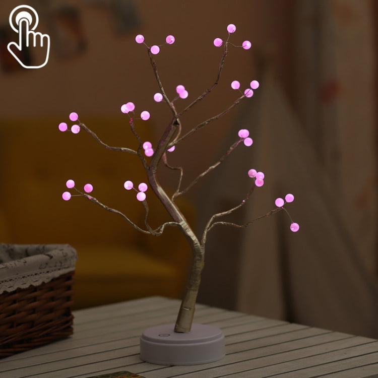 36 LED Arbre Perle Fil de Cuivre Lampe de Table Décoration Créative Veilleuse Tactile (Lumière Blanche Chaude), 36 LED Blanc Chaud, 36 LED Rose, 108 LED Blanc Chaud, 108 LED Rose, 108 LED Blanc, 108 LED Multicolore, 48 LED Blanc Chaud...