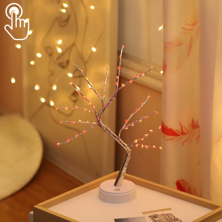 36 LED Arbre Perle Fil de Cuivre Lampe de Table Décoration Créative Veilleuse Tactile (Lumière Blanche Chaude), 36 LED Blanc Chaud, 36 LED Rose, 108 LED Blanc Chaud, 108 LED Rose, 108 LED Blanc, 108 LED Multicolore, 48 LED Blanc Chaud...