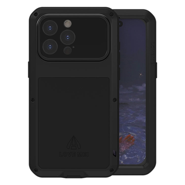 Étui de téléphone LOVE MEI antichoc en métal, étanche à vie et anti-poussière, pour iPhone 17 Pro Max, pour iPhone 17 Pro, pour iPhone 17, pour iPhone 16 Pro Max, pour iPhone 16 Pro, pour iPhone 16, pour iPhone 15 Pro Max, pour iPhone 15 Pro