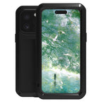Étui de téléphone LOVE MEI antichoc en métal, étanche à vie et anti-poussière, pour iPhone 17 Pro Max, pour iPhone 17 Pro, pour iPhone 17, pour iPhone 16 Pro Max, pour iPhone 16 Pro, pour iPhone 16, pour iPhone 15 Pro Max, pour iPhone 15 Pro