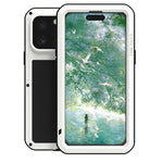 Étui de téléphone LOVE MEI antichoc en métal, étanche à vie et anti-poussière, pour iPhone 17 Pro Max, pour iPhone 17 Pro, pour iPhone 17, pour iPhone 16 Pro Max, pour iPhone 16 Pro, pour iPhone 16, pour iPhone 15 Pro Max, pour iPhone 15 Pro