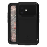 Étui de téléphone LOVE MEI antichoc en métal, étanche à vie et anti-poussière, pour iPhone 17 Pro Max, pour iPhone 17 Pro, pour iPhone 17, pour iPhone 16 Pro Max, pour iPhone 16 Pro, pour iPhone 16, pour iPhone 15 Pro Max, pour iPhone 15 Pro