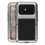 Étui de téléphone LOVE MEI antichoc en métal, étanche à vie et anti-poussière, pour iPhone 17 Pro Max, pour iPhone 17 Pro, pour iPhone 17, pour iPhone 16 Pro Max, pour iPhone 16 Pro, pour iPhone 16, pour iPhone 15 Pro Max, pour iPhone 15 Pro