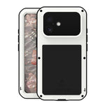 Étui de téléphone LOVE MEI antichoc en métal, étanche à vie et anti-poussière, pour iPhone 17 Pro Max, pour iPhone 17 Pro, pour iPhone 17, pour iPhone 16 Pro Max, pour iPhone 16 Pro, pour iPhone 16, pour iPhone 15 Pro Max, pour iPhone 15 Pro