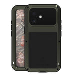 Étui de téléphone LOVE MEI antichoc en métal, étanche à vie et anti-poussière, pour iPhone 17 Pro Max, pour iPhone 17 Pro, pour iPhone 17, pour iPhone 16 Pro Max, pour iPhone 16 Pro, pour iPhone 16, pour iPhone 15 Pro Max, pour iPhone 15 Pro