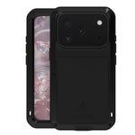 Étui de téléphone LOVE MEI antichoc en métal, étanche à vie et anti-poussière, pour iPhone 17 Pro Max, pour iPhone 17 Pro, pour iPhone 17, pour iPhone 16 Pro Max, pour iPhone 16 Pro, pour iPhone 16, pour iPhone 15 Pro Max, pour iPhone 15 Pro