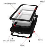 Étui de téléphone LOVE MEI antichoc en métal, étanche à vie et anti-poussière, pour iPhone 17 Pro Max, pour iPhone 17 Pro, pour iPhone 17, pour iPhone 16 Pro Max, pour iPhone 16 Pro, pour iPhone 16, pour iPhone 15 Pro Max, pour iPhone 15 Pro