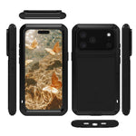 Étui de téléphone LOVE MEI antichoc en métal, étanche à vie et anti-poussière, pour iPhone 17 Pro Max, pour iPhone 17 Pro, pour iPhone 17, pour iPhone 16 Pro Max, pour iPhone 16 Pro, pour iPhone 16, pour iPhone 15 Pro Max, pour iPhone 15 Pro