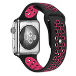 Sport Silicone Watchband Standard Edition, For Apple Watch Series 7 41mm / 6 & SE & 5 & 4 40mm / 3 & 2 & 1 38mm, For Apple Watch Ultra 49mm / Series 8&7 45mm / SE 2&6&SE&5&4 44mm / 3&2&1 42mm