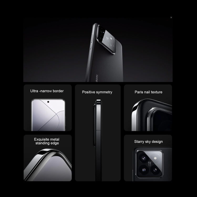 Xiaomi 14 Pro, 6,73 pouces Xiaomi HyperOS Snapdragon 8 Gen 3 Octa Core 4 nm jusqu'à 3,3 GHz, NFC, Réseau : 5G, 16 Go+512 Go, 16 Go+1 To