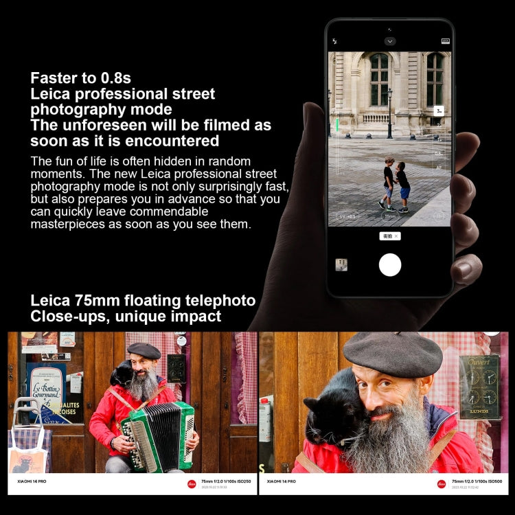 Xiaomi 14 Pro, 6,73 pouces Xiaomi HyperOS Snapdragon 8 Gen 3 Octa Core 4 nm jusqu'à 3,3 GHz, NFC, Réseau : 5G, 16 Go+512 Go, 16 Go+1 To