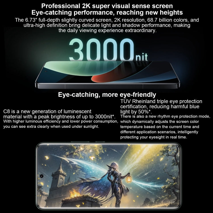 Xiaomi 14 Pro, 6,73 pouces Xiaomi HyperOS Snapdragon 8 Gen 3 Octa Core 4 nm jusqu'à 3,3 GHz, NFC, Réseau : 5G, 16 Go+512 Go, 16 Go+1 To