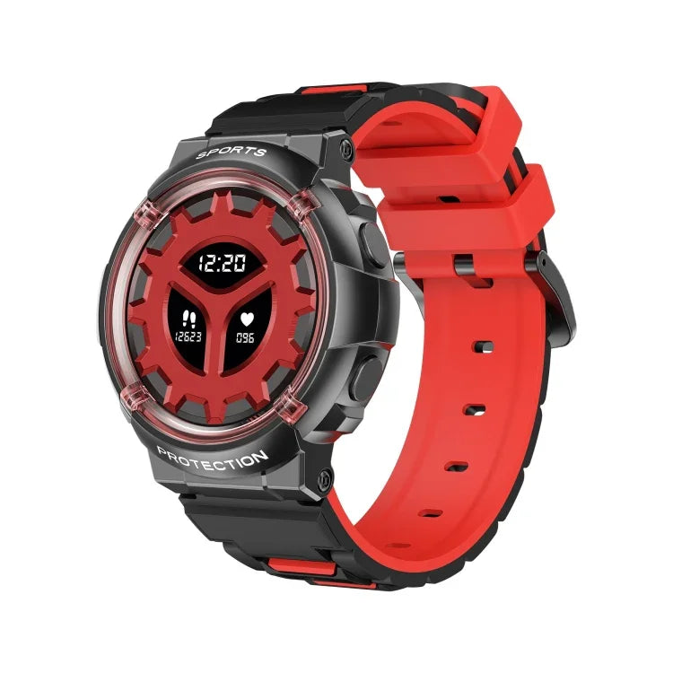 Montre connectée pour enfants HT19 avec écran rond de 1,2 pouce, étanche IP68, et prise en charge du suivi du sommeil