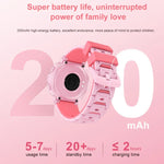 Montre connectée pour enfants HT19 avec écran rond de 1,2 pouce, étanche IP68, et prise en charge du suivi du sommeil