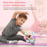 Montre connectée pour enfants HT19 avec écran rond de 1,2 pouce, étanche IP68, et prise en charge du suivi du sommeil