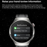 Montre connectée MT200 avec écran AMOLED de 1,43 pouce, étanche IP67, compatible avec les appels, la surveillance de l'ECG, de la température corporelle et de la glycémie.