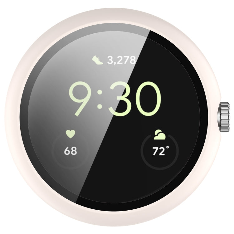 Coque de protection intégrée pour montre avec PC + Film Trempé, pour Google Pixel Watch 2