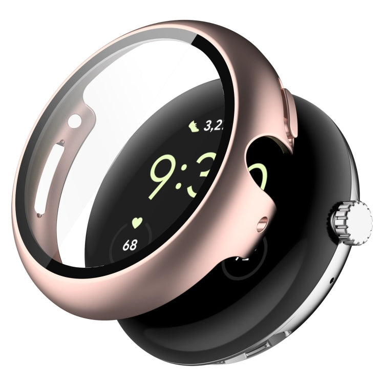 Coque de protection intégrée pour montre avec PC + Film Trempé, pour Google Pixel Watch 2