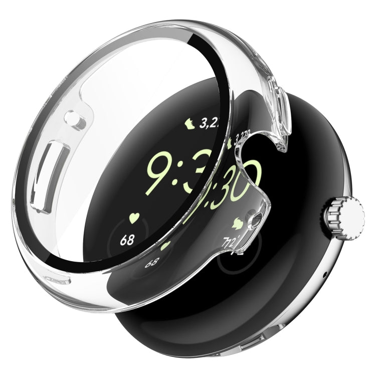 Coque de protection intégrée pour montre avec PC + Film Trempé, pour Google Pixel Watch 2