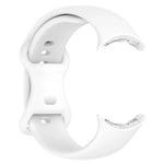 Pour bracelet de montre en silicone de couleur unie Google Pixel Watch 4 / 3 / 2 / 1 41 mm, taille S, taille L
