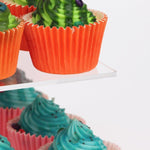 YX065 Présentoir à cupcakes carré en acrylique à 4 niveaux, YX065