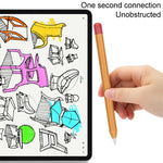 Stylus Touch Pen Split Contrast Color Silicone Protective Case, For Apple Pencil 2
