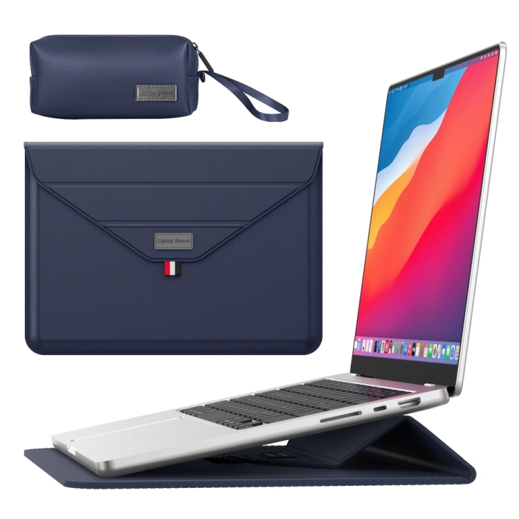 Housse enveloppe pour ordinateur portable avec sac pour accessoires, pour 13/14 pouces, pour 15.4/15.6/16.1 pouces