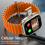 Montre connectée GS37 avec écran de 1,95 pouce, Android 9.0, Spreadtrum SL8541E, réseau : 4G, Nano SIM unique, caméras avant et arrière, 1 Go+16 Go