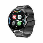 Bracelet intelligent TM05 Pro, montre connectée étanche IP67 avec bracelet en acier de 1,46 pouce, appel Bluetooth / fréquence cardiaque / tension artérielle / oxygène sanguin, bracelet en acier