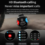 Bracelet intelligent TM05 Pro, montre connectée étanche IP67 avec bracelet en acier de 1,46 pouce, appel Bluetooth / fréquence cardiaque / tension artérielle / oxygène sanguin, bracelet en acier