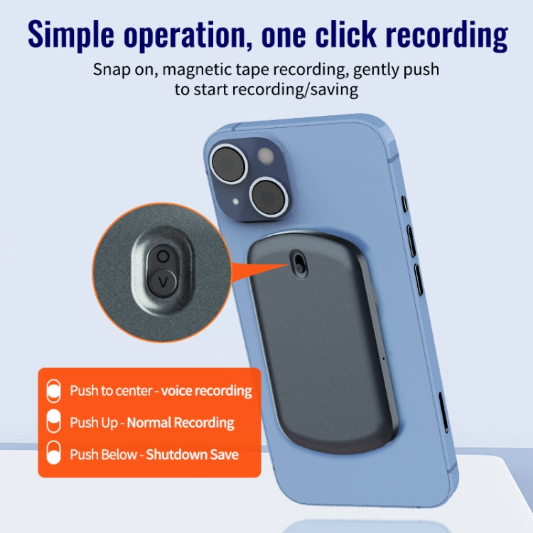Enregistreur vocal d'appels mobiles à fort aimant JNN A1, 4GB, 8GB, 16GB, 32GB, 64GB