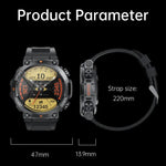 K56 Pro Bracelet intelligent 1,39 pouces en acier avec surveillance de la fréquence cardiaque / de la pression artérielle, bracelet en acier (maille milanaise noire), bracelet en acier (trois maillons noirs), bracelet en acier (joint de bambou noir)