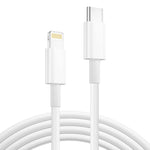 Câble de données de charge rapide, Longueur : 1m, Type-C vers Type-C PD 60W, Type-C vers 8 broches, USB vers 8 broches, USB vers Type-C