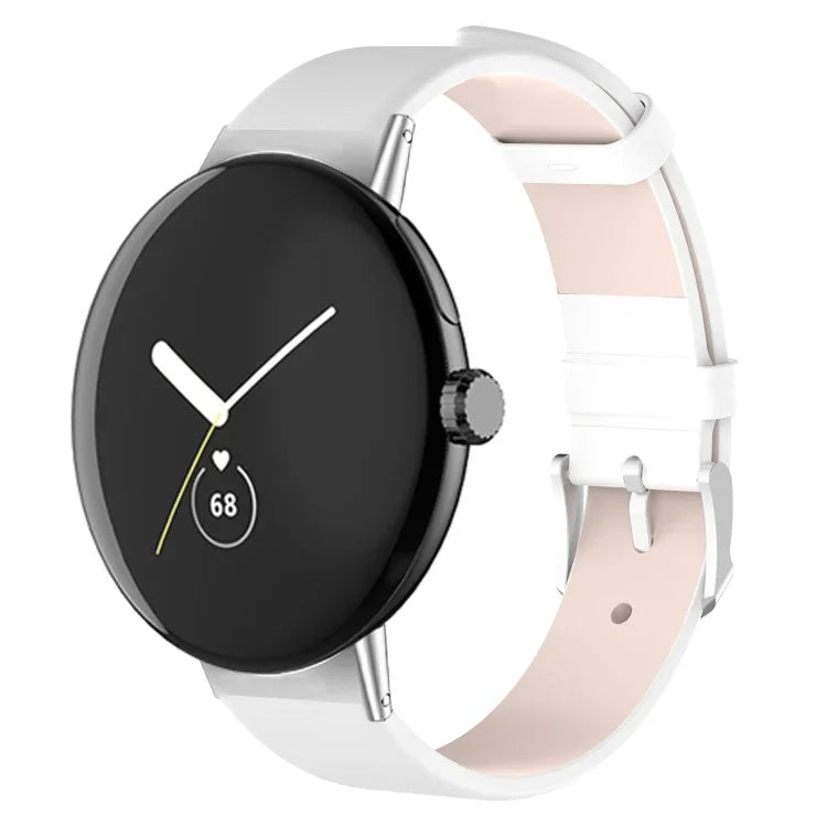 Bracelet en cuir, pour Google Pixel Watch 4 / 3 / 2 / 1 41 mm