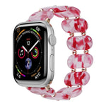 Bracelet de montre en résine extensible, Pour Apple Watch SE 2023 44mm, Pour Apple Watch SE 2023 40mm, Pour Apple Watch Ultra 2 49mm, Pour Apple Watch Series 9 45mm, Pour Apple Watch Series 9 41mm, Pour Apple Watch Ultra 49mm