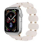 Bracelet de montre en résine extensible, Pour Apple Watch SE 40mm, Pour Apple Watch SE 44mm, Pour Apple Watch 6 40mm, Pour Apple Watch Series 6 44mm, Pour Apple Watch Series 5 44mm, Pour Apple Watch Series 5 40mm