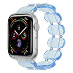 Bracelet de montre en résine extensible, Pour Apple Watch SE 40mm, Pour Apple Watch SE 44mm, Pour Apple Watch 6 40mm, Pour Apple Watch Series 6 44mm, Pour Apple Watch Series 5 44mm, Pour Apple Watch Series 5 40mm