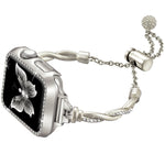 Twist Bracelet Diamond Metal Watch Band, For Apple Watch SE 2023 44mm, For Apple Watch SE 2023 40mm, For Apple Watch Ultra 2 49mm, For Apple Watch Series 9 45mm, For Apple Watch Series 9 41mm, For Apple Watch Ultra 49mm, For Apple Watch Series 8 41mm  ...