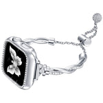 Twist Bracelet Diamond Metal Watch Band, For Apple Watch SE 2022 44mm, For Apple Watch Series 7 41mm, For Apple Watch Series 7 45mm, For Apple Watch SE 40mm, For Apple Watch SE 44mm, For Apple Watch 6 40mm, For Apple Watch Series 6 44mm                ...