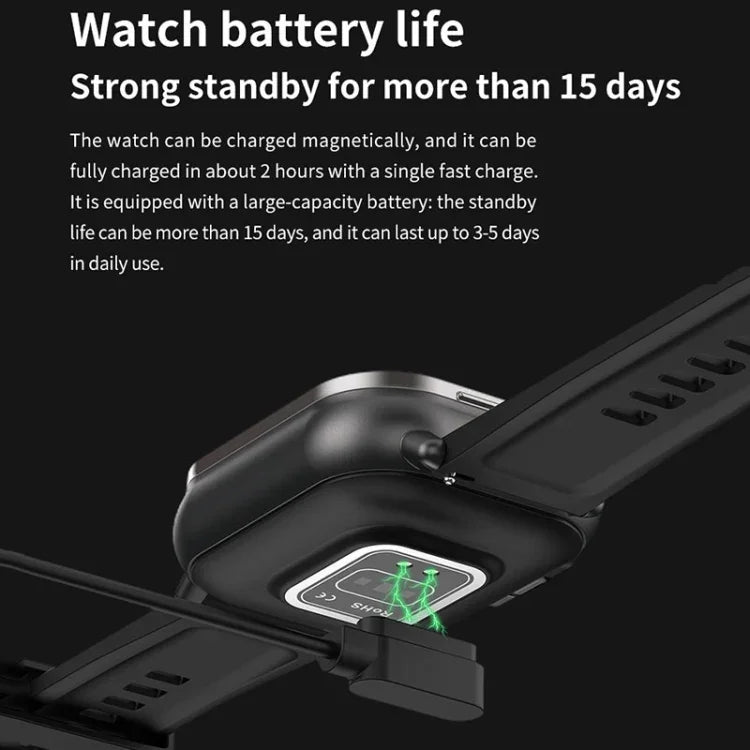Montre Intelligente D8 2.01 pouces 2 en 1 avec Écouteurs Bluetooth et Bracelet en Acier, Prise en Charge de la Surveillance de la Santé / NFC, Bracelet en Acier (Noir), Bracelet en Acier (Argent)