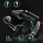 Montre Intelligente D8 2.01 pouces 2 en 1 avec Écouteurs Bluetooth et Bracelet en Acier, Prise en Charge de la Surveillance de la Santé / NFC, Bracelet en Acier (Noir), Bracelet en Acier (Argent)