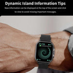 Montre Intelligente D8 2.01 pouces 2 en 1 avec Écouteurs Bluetooth et Bracelet en Acier, Prise en Charge de la Surveillance de la Santé / NFC, Bracelet en Acier (Noir), Bracelet en Acier (Argent)