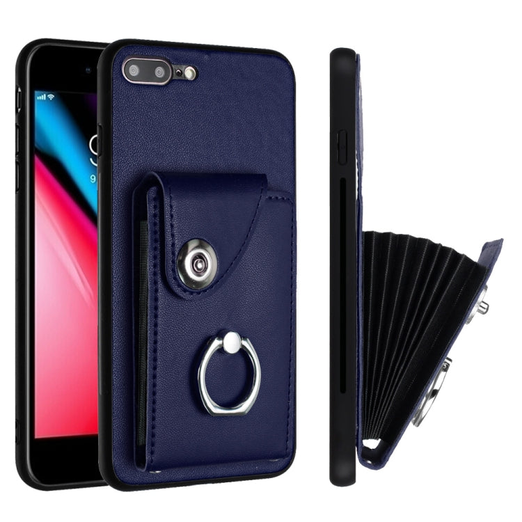 Étui de téléphone avec anneau porte-cartes Organe, pour iPhone 8 Plus / 7 Plus