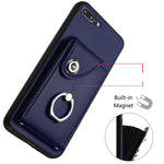 Étui de téléphone avec anneau porte-cartes Organe, pour iPhone 8 Plus / 7 Plus