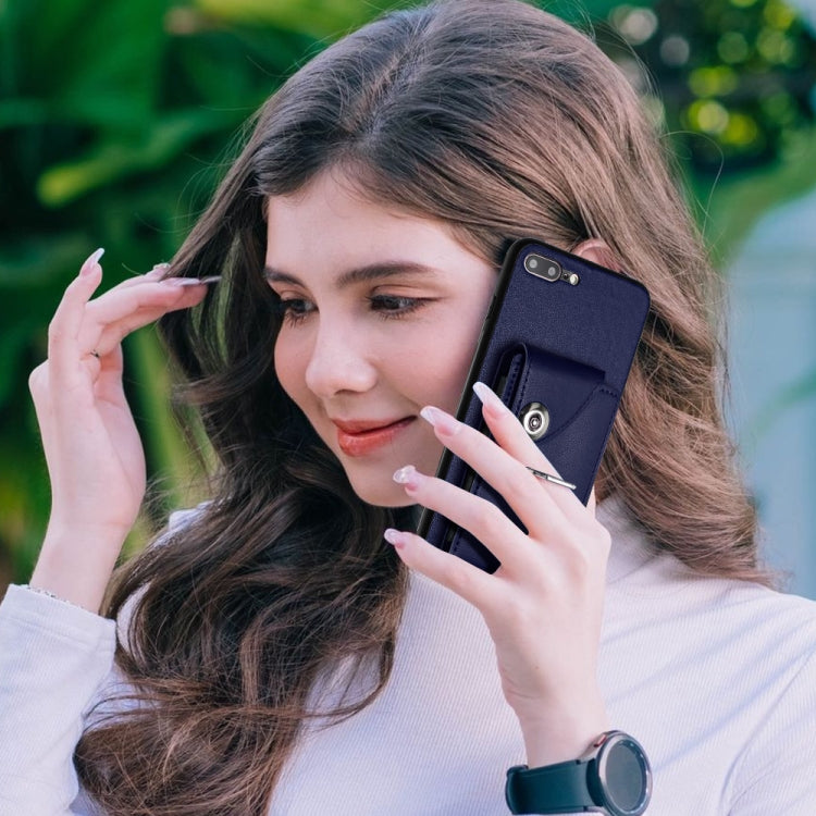 Étui de téléphone avec anneau porte-cartes Organe, pour iPhone 8 Plus / 7 Plus